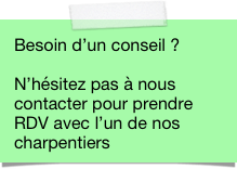 Besoin d’un conseil ?

N’hésitez pas à nous contacter pour prendre RDV avec l’un de nos charpentiers